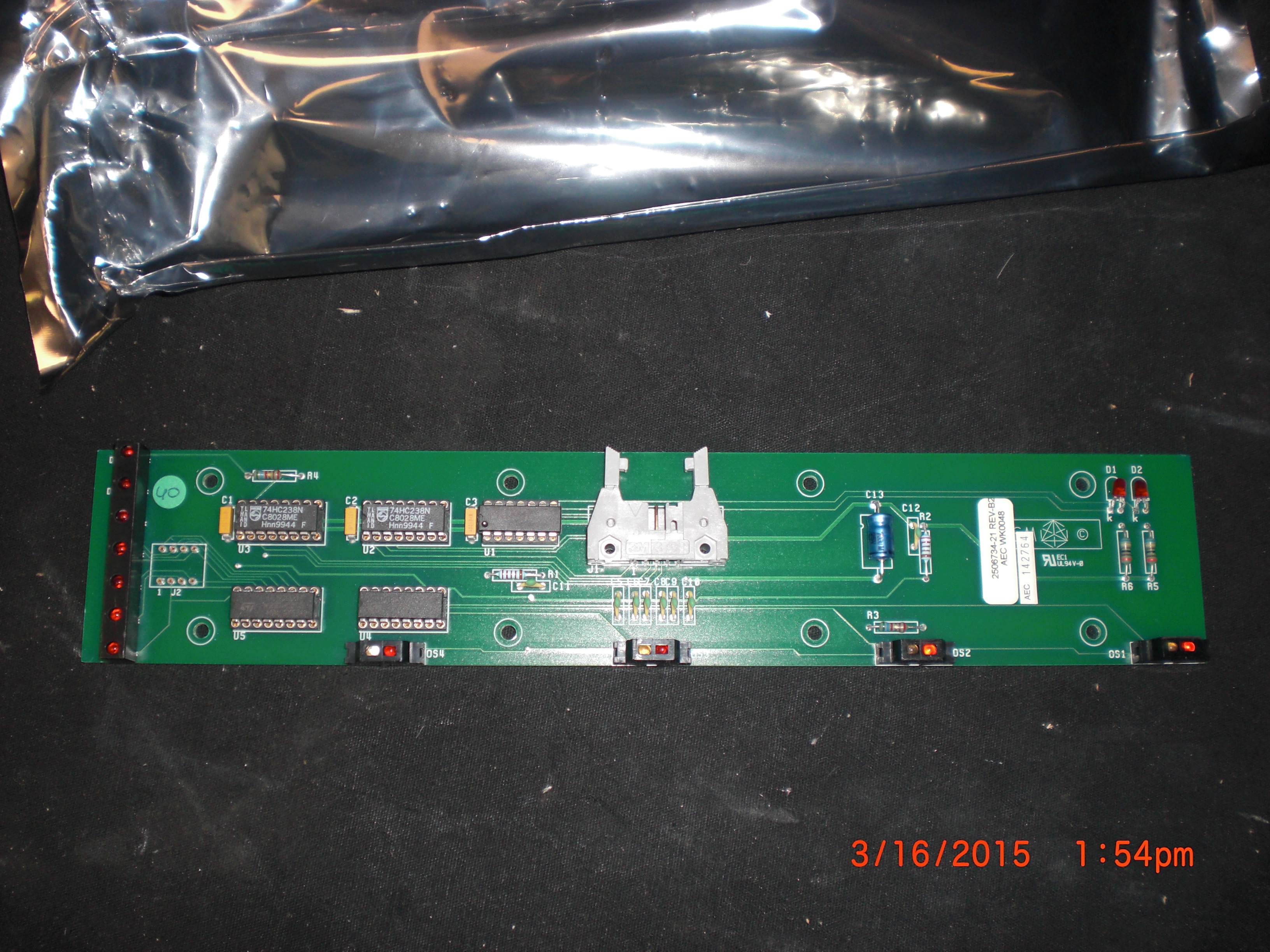 OEM Part ASM 2506734-21 REVB2 PCB Wafer Center Finder 